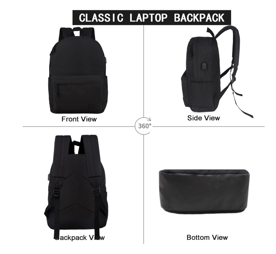 Embroidered Logo Backpack