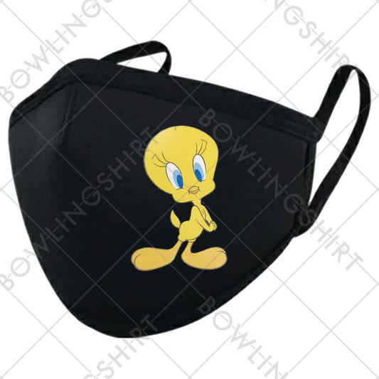 Cutest Yellow  Bird  Cotton Mask Double Layer Super Soft Available in Adult, #86