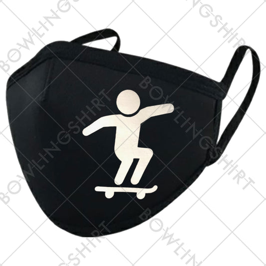 Skateboarding Mask Available in Adult,  Black #10
