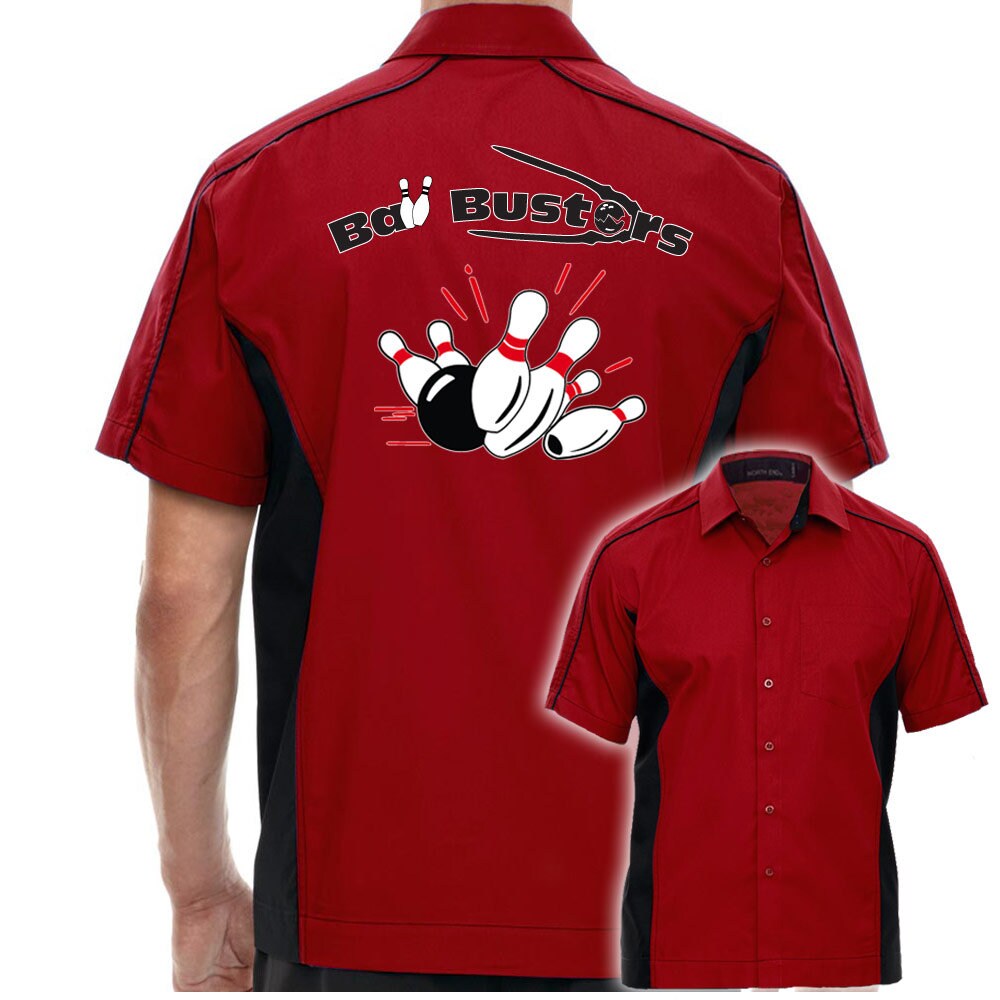 Ball Busters Classic Retro Bowling Shirt - The Muckler - Includes Embroidered Name
