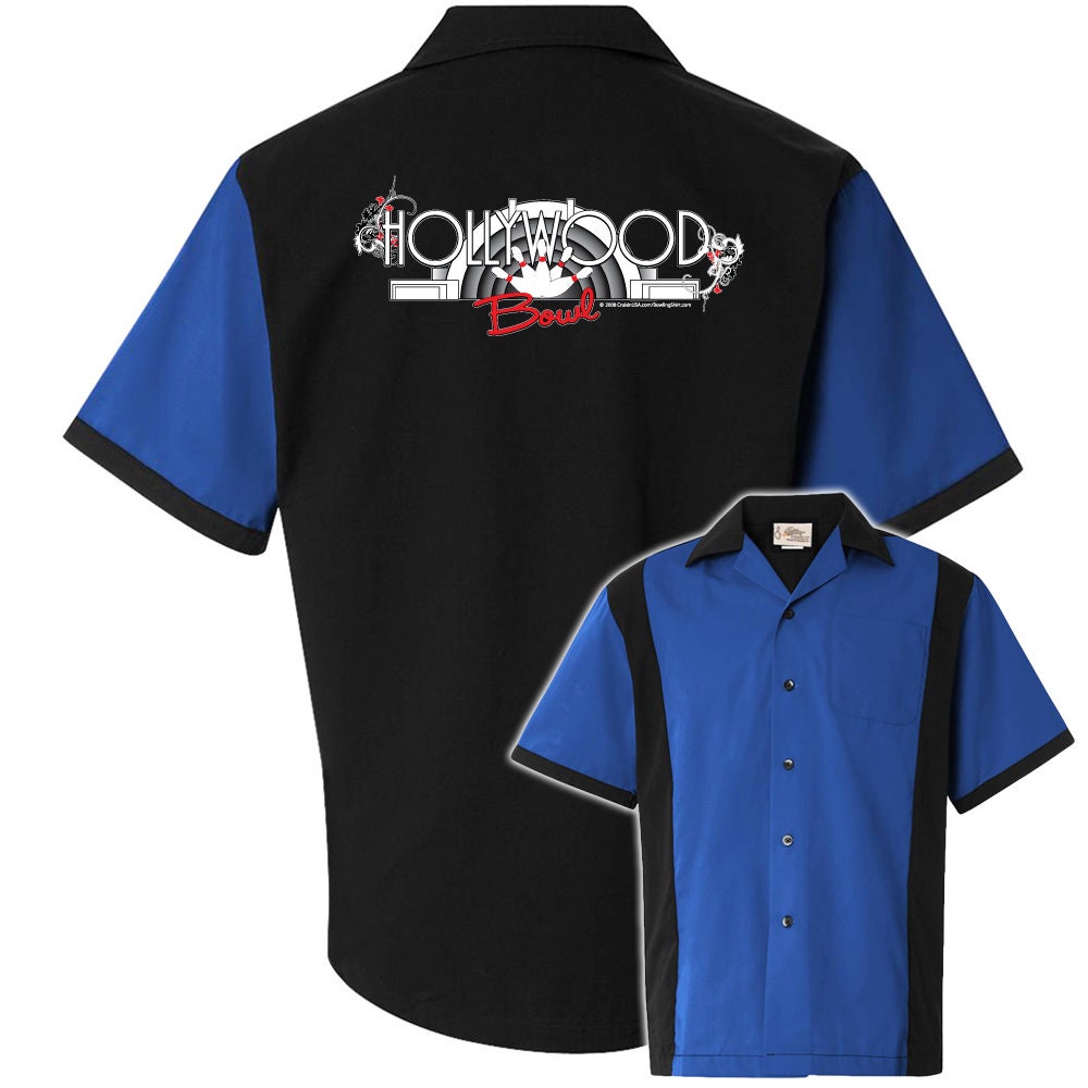 Hollywood Bowl Classic Retro Bowling Shirt - Retro Two - Includes Embroidered Name
