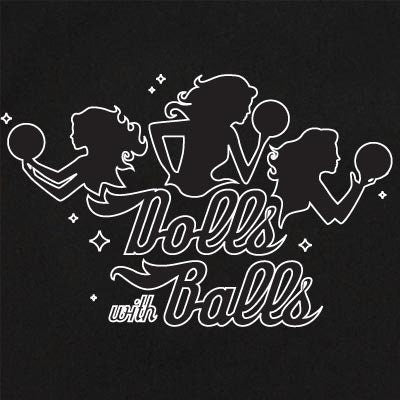 Dolls With Balls Classic Retro Bowling Shirt - Swing Master 2.0 - Includes Embroidered Name #156