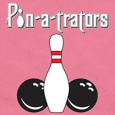 Pin-A-Trators - Classic Retro Pink Bowling Shirt - Classic  - Includes Embroidered Name