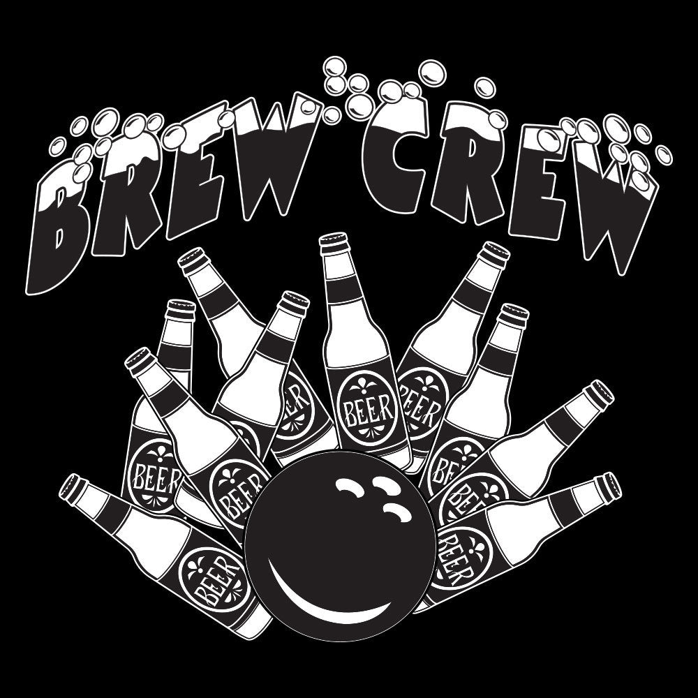 Brew Crew - Classic Retro Bowling Shirt - The Garren ( CLOSEOUT) - Includes Embroidered Name - #122/188