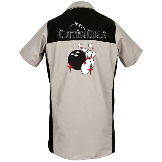 Gutter Girls - Classic Retro Bowling Shirt - The Garren (CLOSEOUT)  - Includes Embroidered Name - #157/135