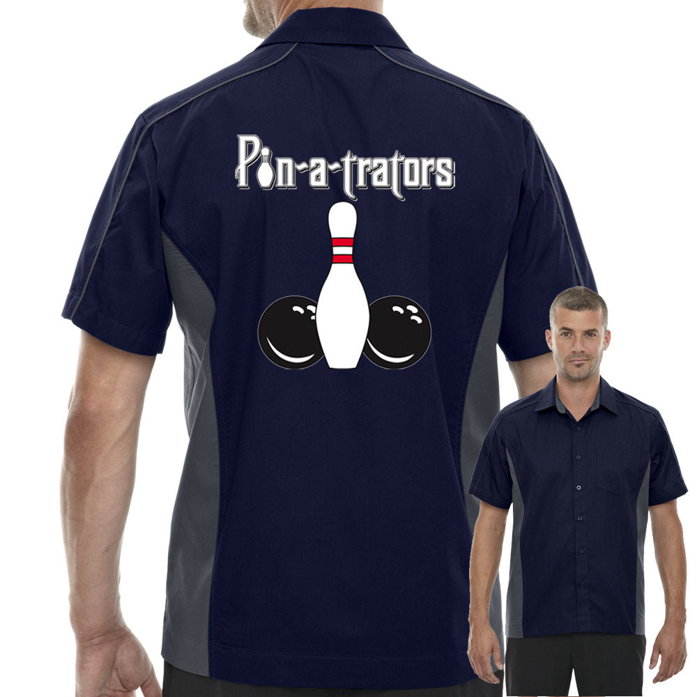 Pin-A-Trators Classic Retro Bowling Shirt - The Muckler - Includes Embroidered Name
