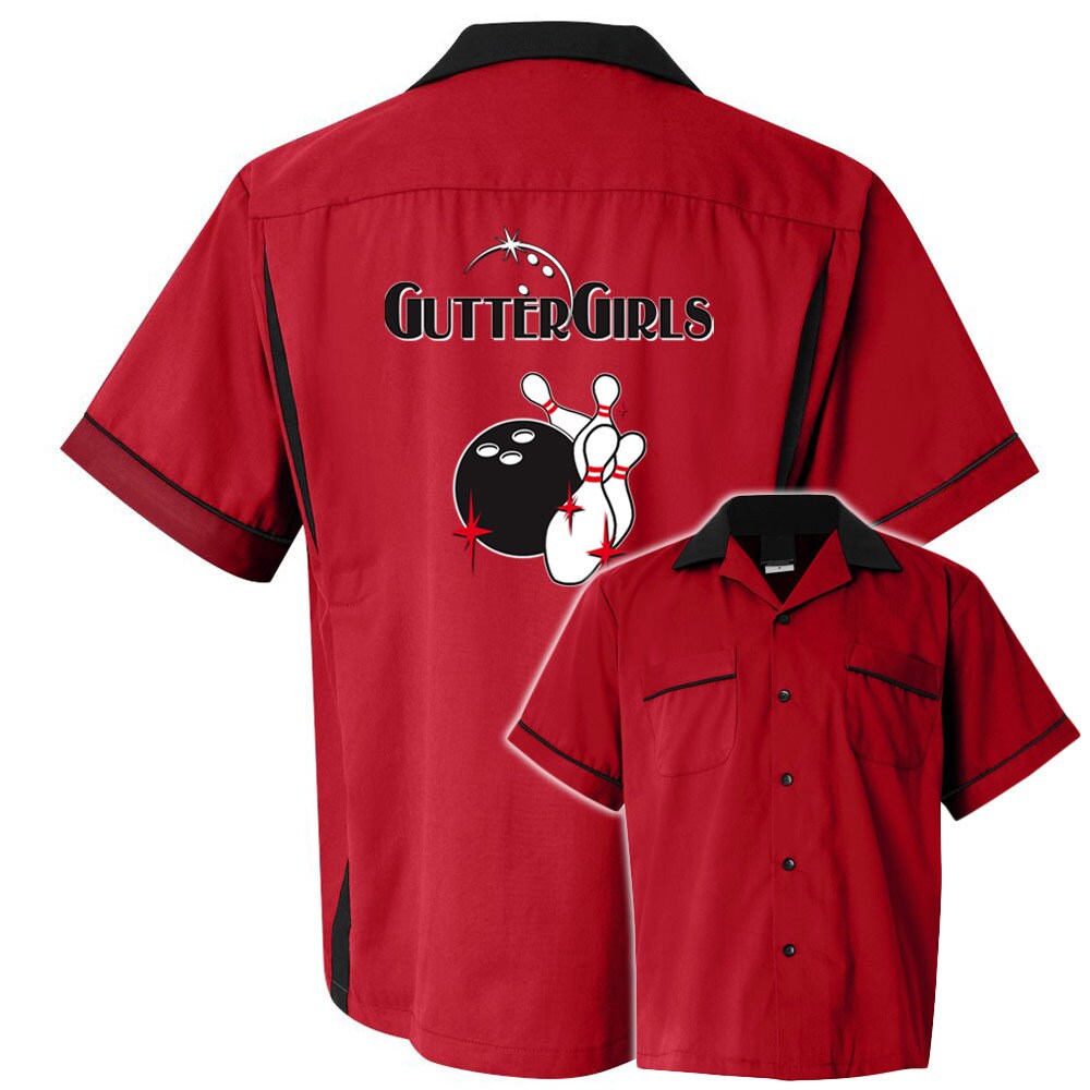 Gutter Girls Classic Retro Bowling Shirt- Classic 2.0 - Includes Embroidered Name #157/135