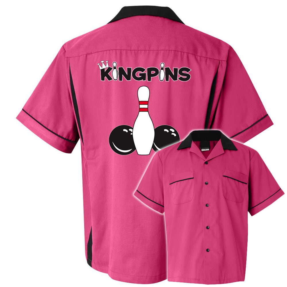 Kingpins Classic Retro Bowling Shirt- Classic 2.0 - Includes Embroidered Name