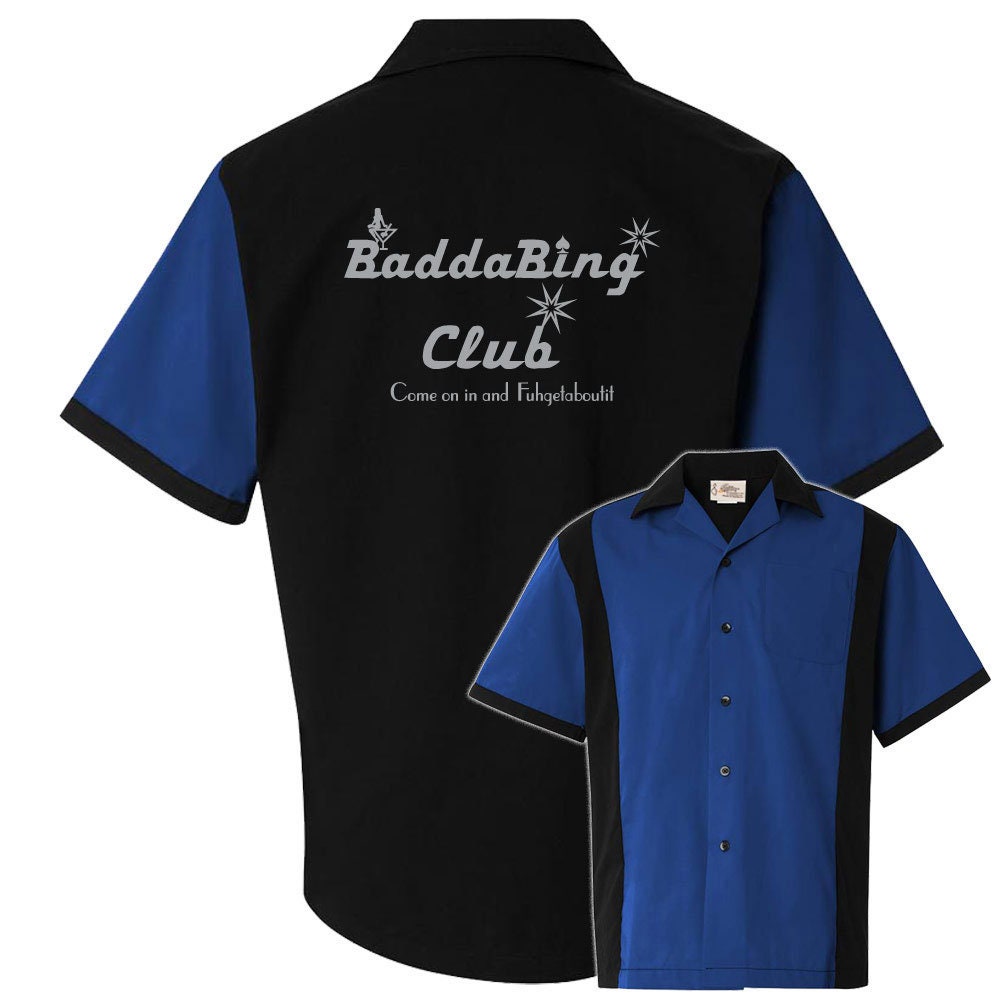 Baddabing Club Classic Retro Bowling Shirt - Retro Two - Includes Embroidered Name #118