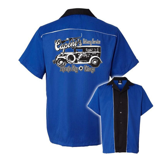 Capones Delivery Service Classic Retro Bowling Shirt - Swing Master 2.0 - Includes Embroidered Name