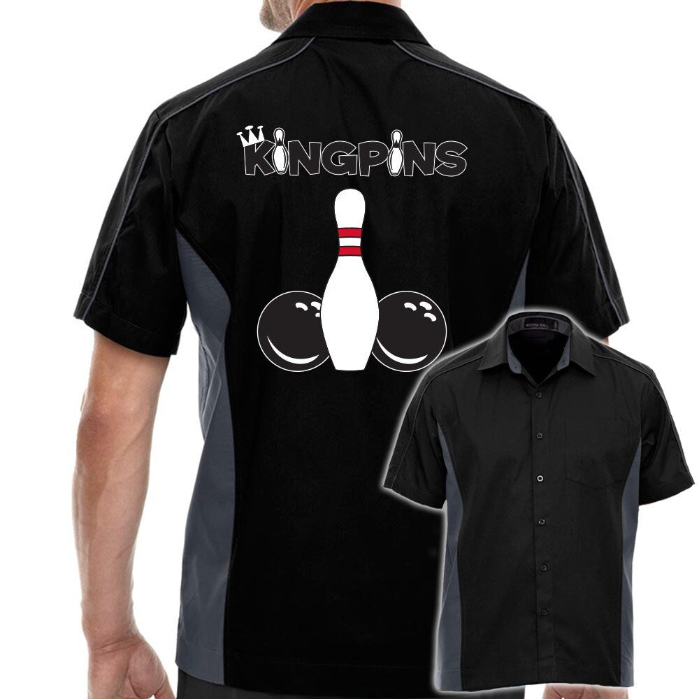 Kingpins Classic Retro Bowling Shirt - The Muckler - Includes Embroidered Name