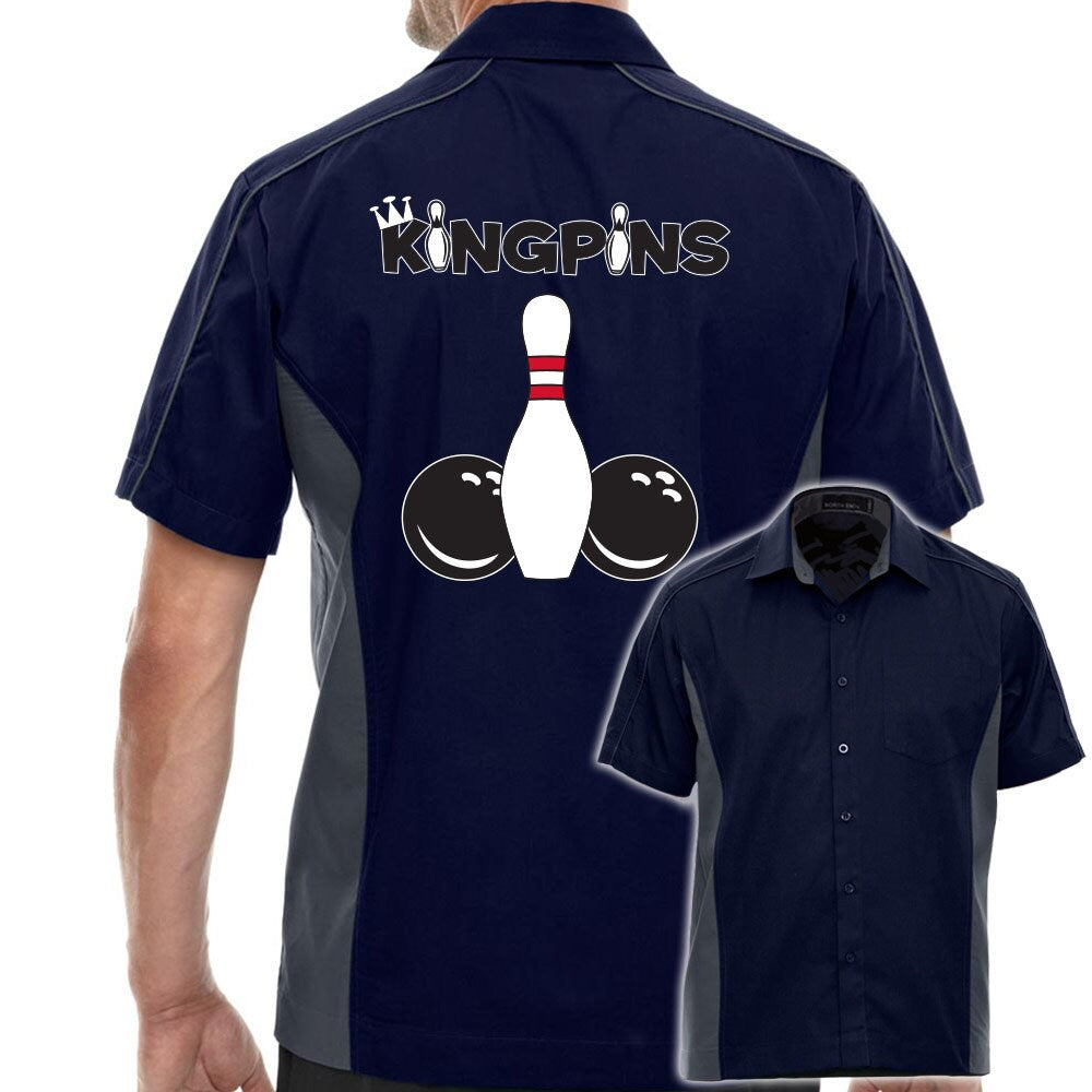 Kingpins Classic Retro Bowling Shirt - The Muckler - Includes Embroidered Name