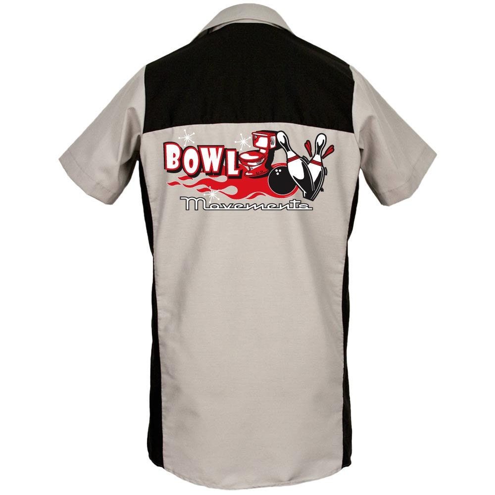 Bowl Movements - Classic Retro Bowling Shirt - The Garren (CLOSEOUT) - Includes Embroidered Name #121