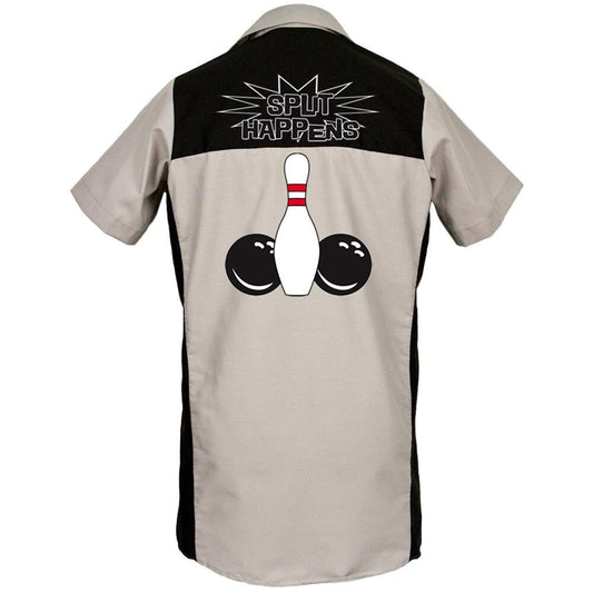 Split Happens - Classic Retro Bowling Shirt - The Garren (CLOSEOUT)  - Includes Embroidered Name -