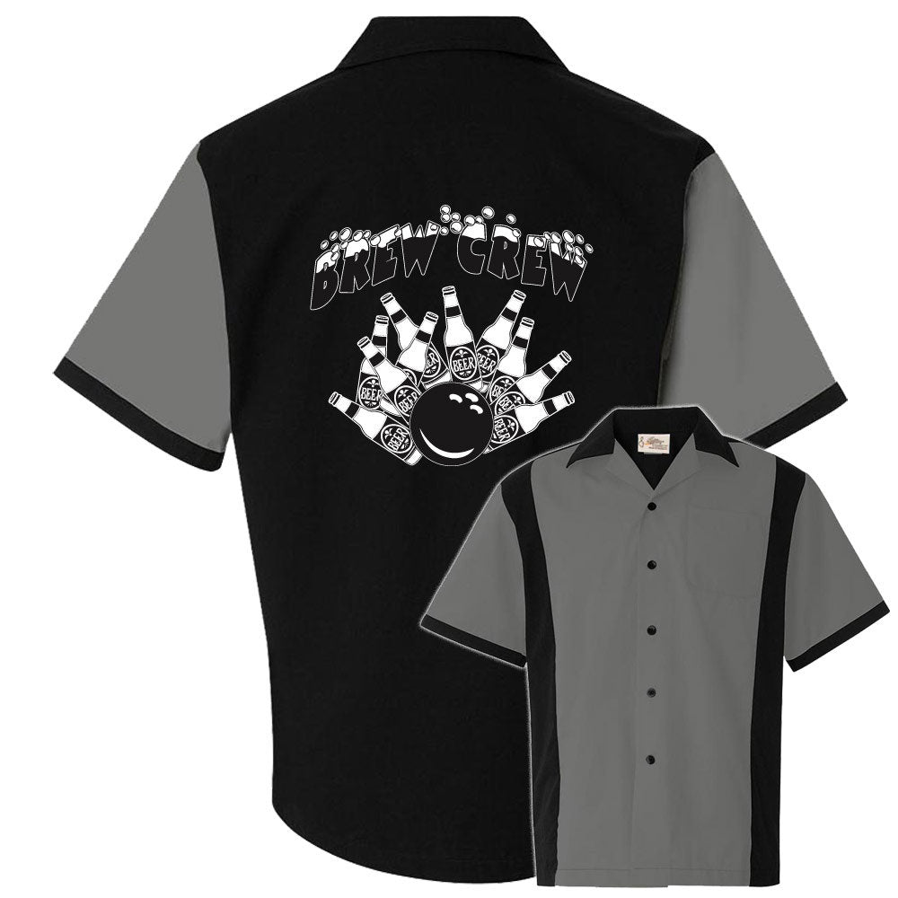 Brew Crew Classic Retro Bowling Shirt - Retro Two - Includes Embroidered Name #122/188