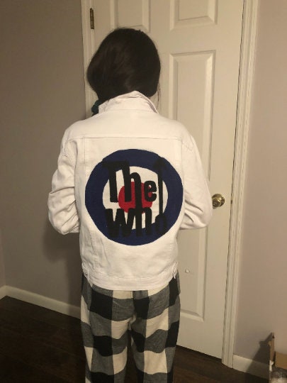 Chaninstitched Embroidered Classic Rock Denim Jacket One of a Kind