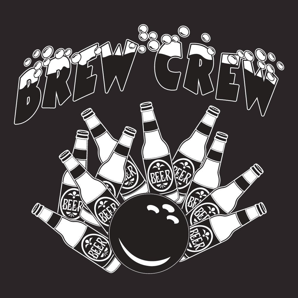 Brew Crew Classic Retro Bowling Shirt- Vintage Bowler ( Closeout) - Includes Embroidered Name #122/188