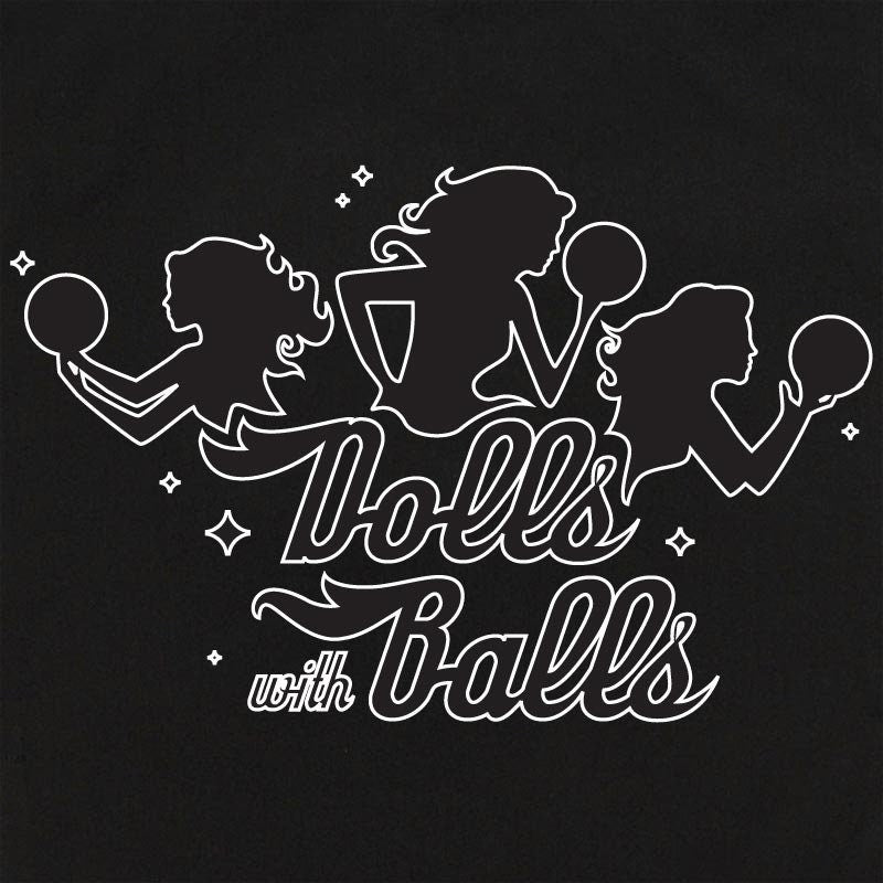 Dolls With Balls Classic Retro Bowling Shirt- Vintage Bowler ( Closeout) - Includes Embroidered Name #156