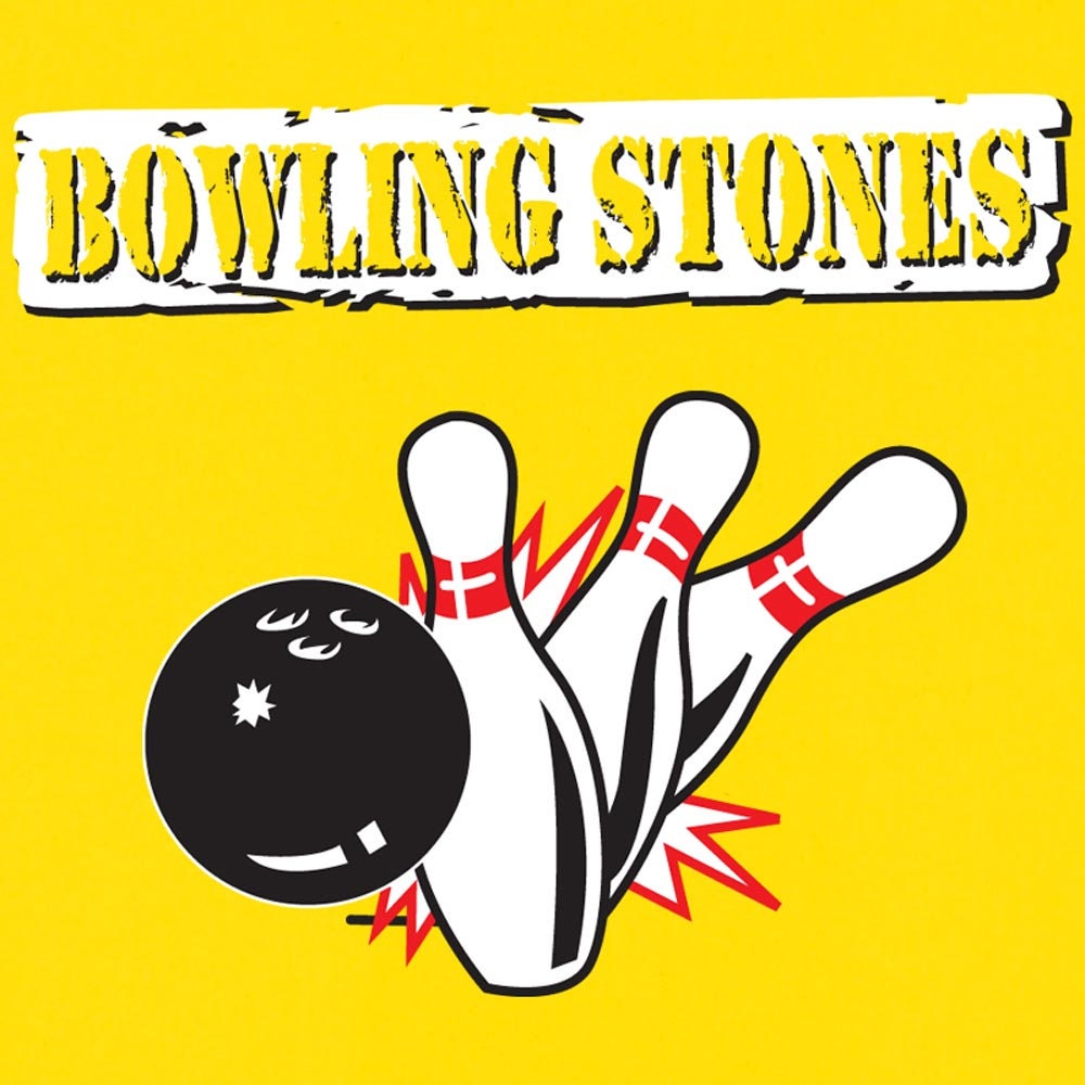 Bowling Stones - Classic Retro Gold and Black Bowling Shirt - Classic size XL ONLY - Includes Embroidered Name #120/125