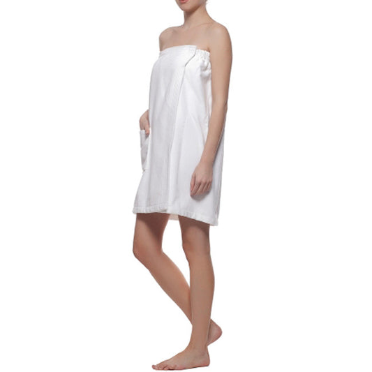 Custom Embroidered Terry Velour Women or Mens Bath Wrap Towel