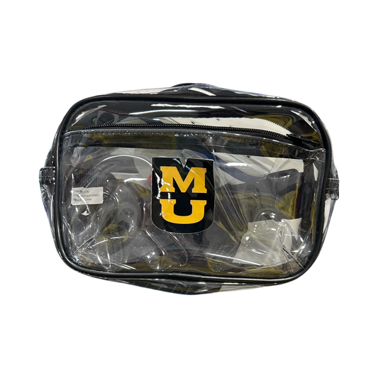 custom Logo Clear Stadium 2-Pocket Fanny Pack/Crossbody Bag