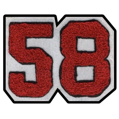 High School or Varsity Chenille graduation numbers custom made to your color specifications