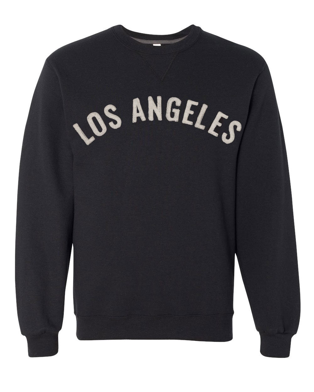 Los Angeles Crew Neck Sweatshirt (SF72R) with Chenille Letters in  any Color Custom Made for You