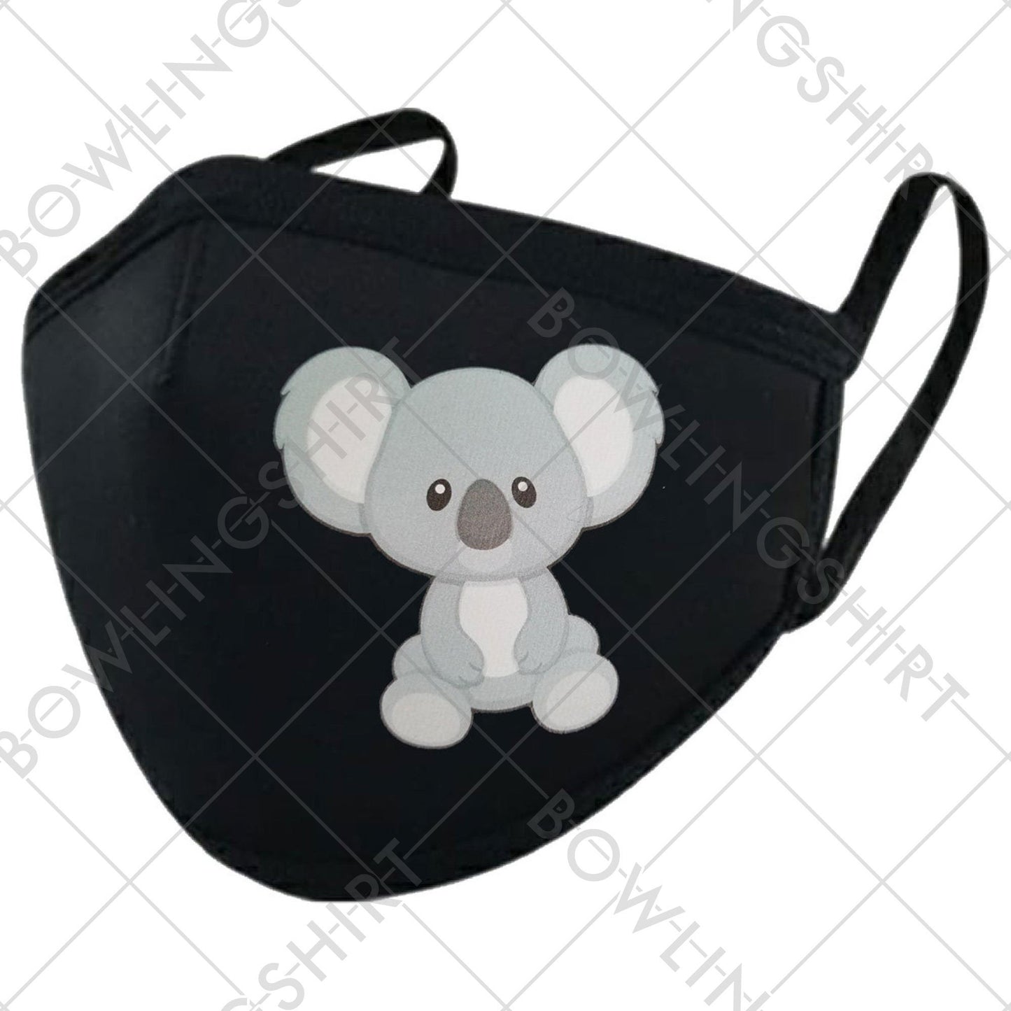 Cutest Smiling Koala Bear  Cotton Mask Double Layer Super Soft #93