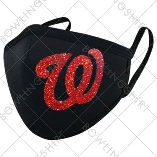 Washington Glitter Black  Mask #82