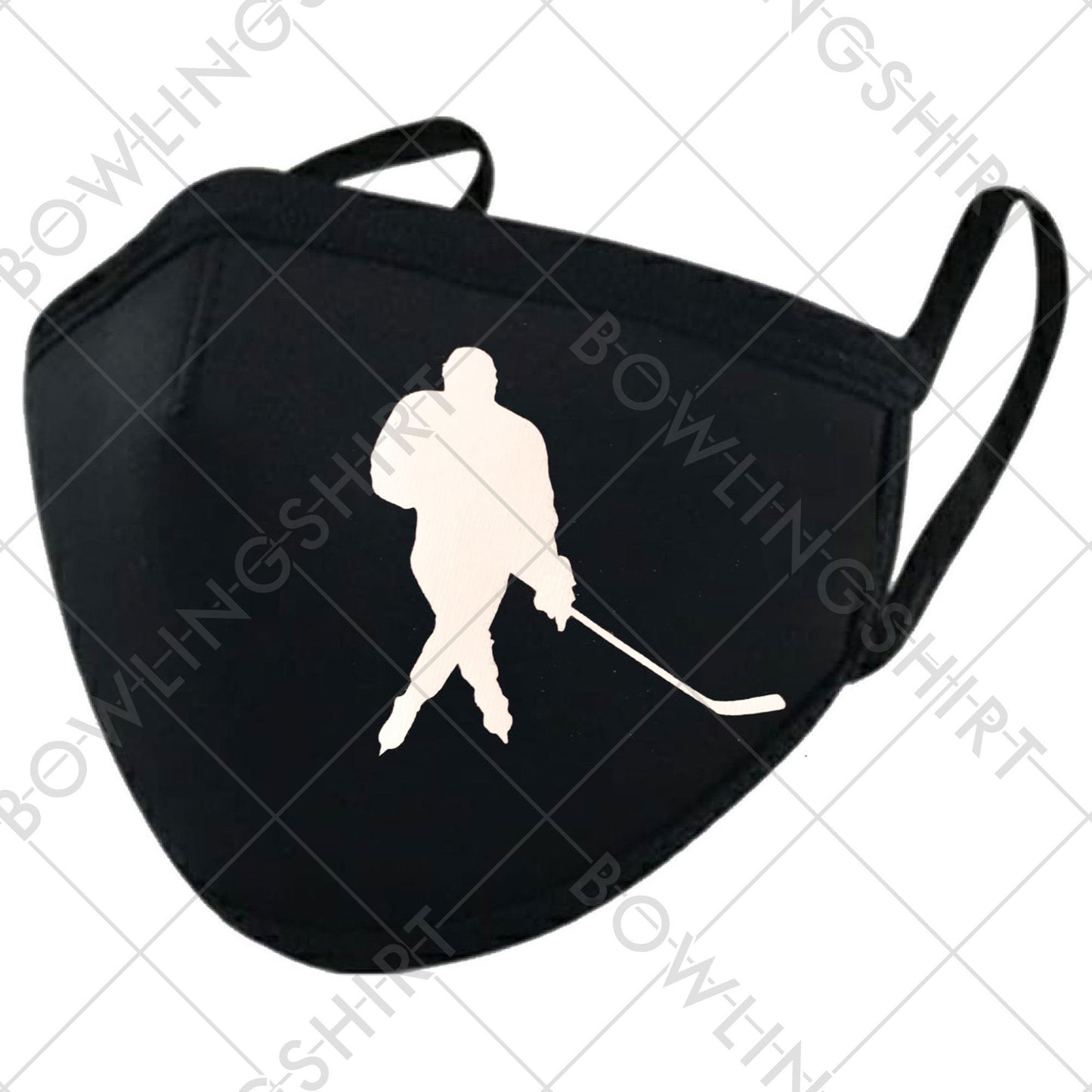 Hockey Player Silhouette #30