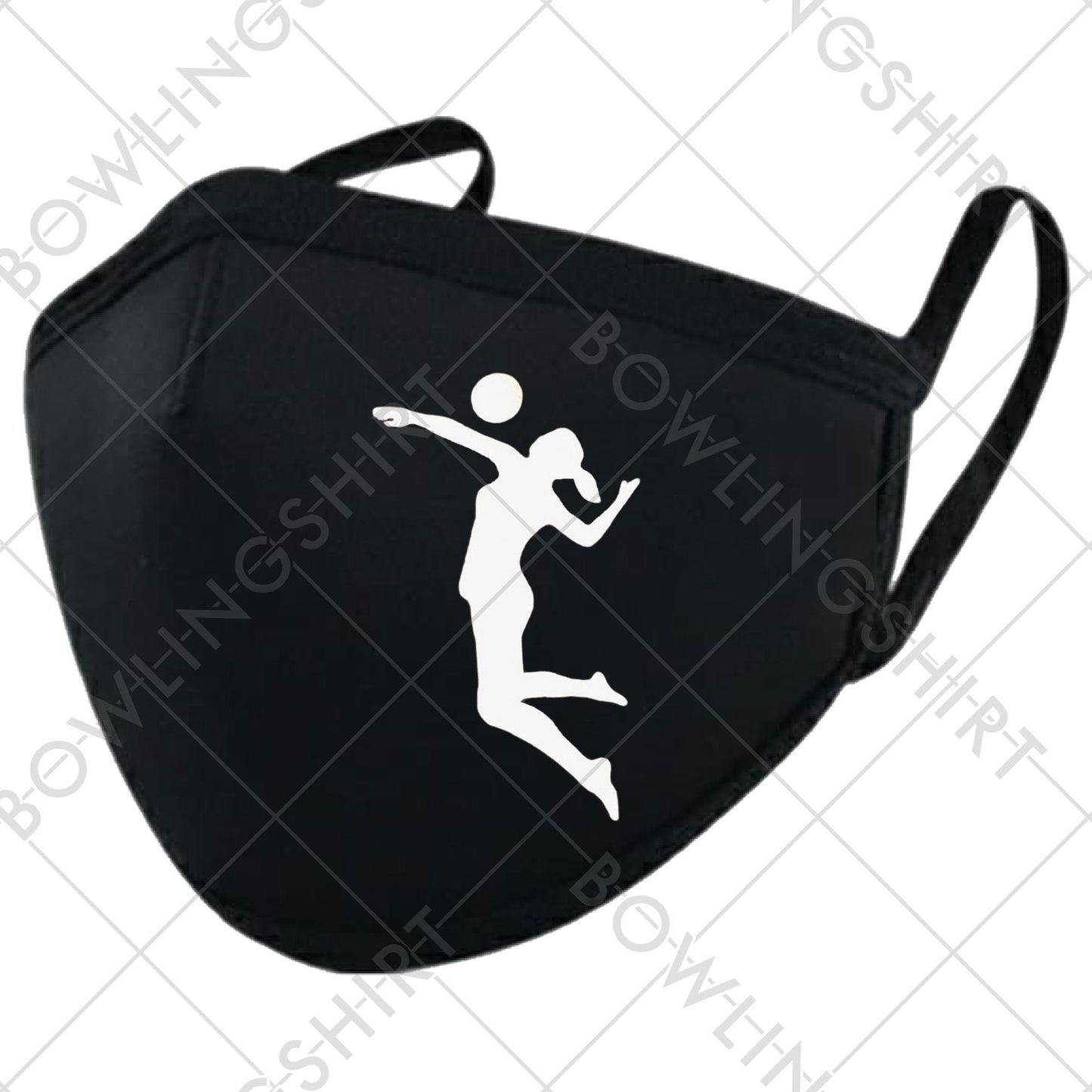 Girl's Volley Ball Silhouette Mask #32