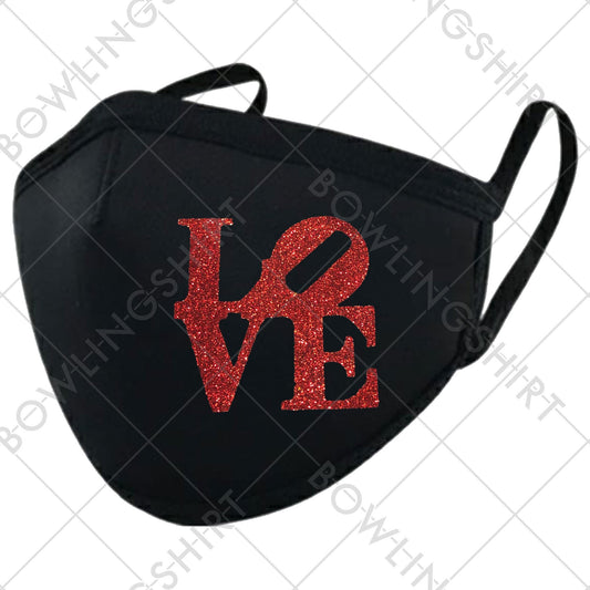 Wear your mask! Glitter Love mask #75