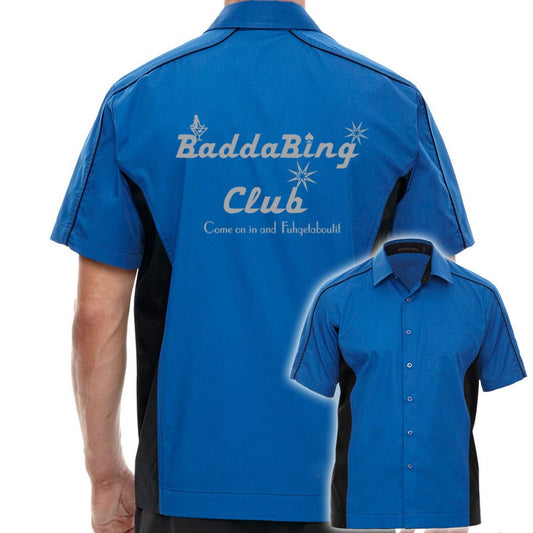 Baddabing Club Classic Retro Bowling Shirt - The Muckler - Includes Embroidered Name