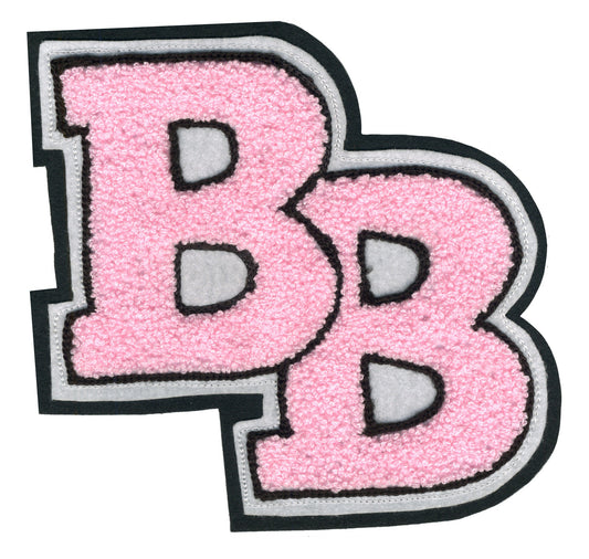 6" Betty Boop "BB" - Hand Sewn Chenille Patch
