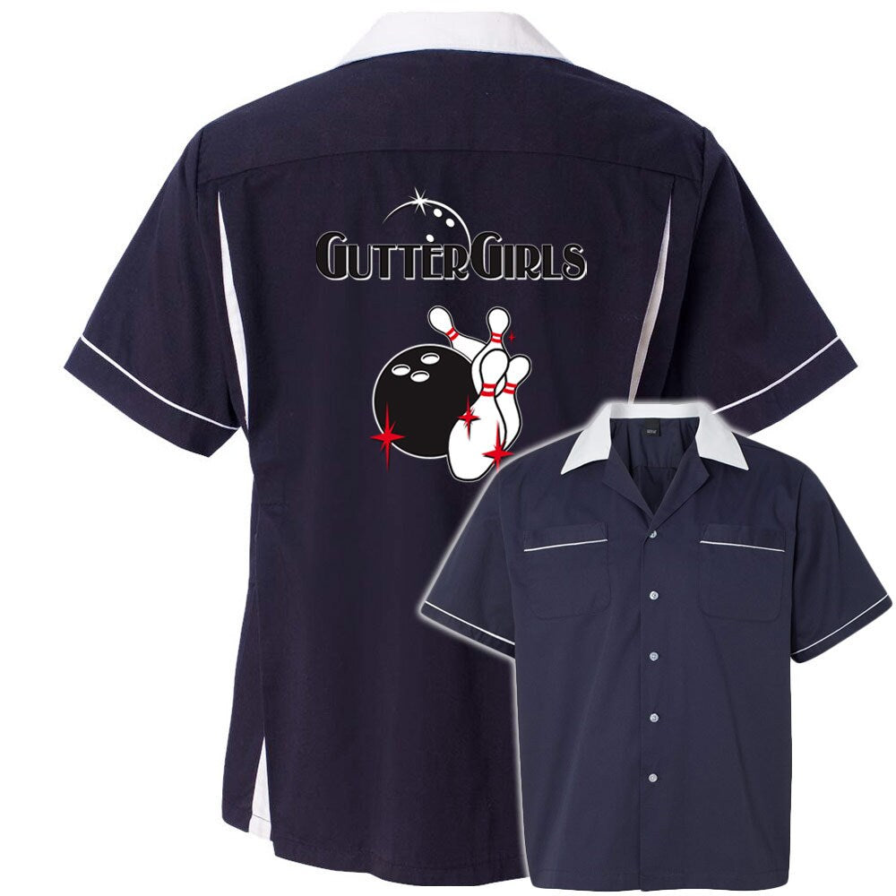 Gutter Girls Classic Retro Bowling Shirt- Classic 2.0 - Includes Embroidered Name  #157/135