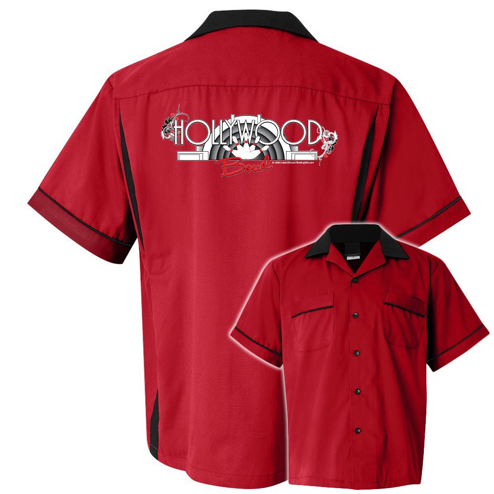 Hollywood Bowl Classic Retro Bowling Shirt- Classic 2.0 - Includes Embroidered Name