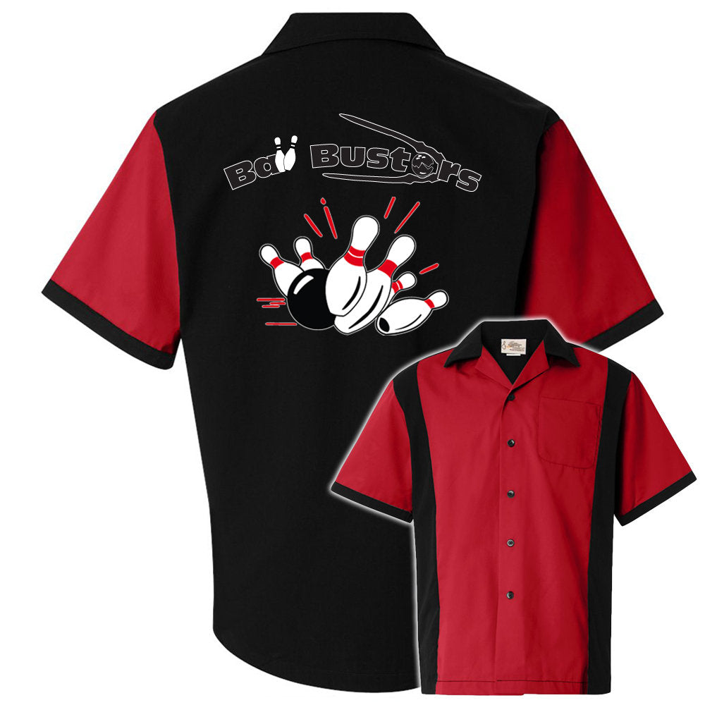 Ball Busters Classic Retro Bowling Shirt - Retro Two - Includes Embroidered Name