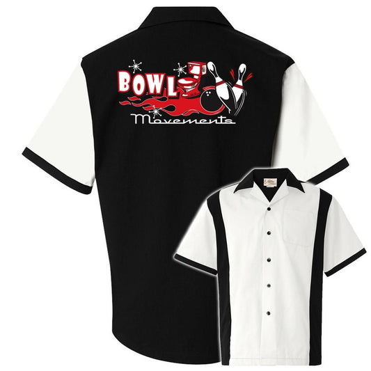 Bowl Movements Classic Retro Bowling Shirt - Retro Two - Includes Embroidered Name #121