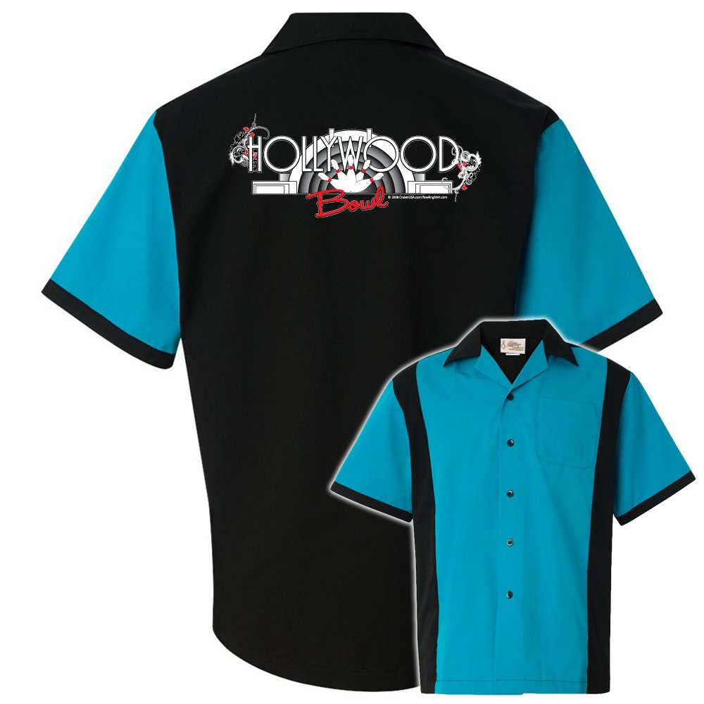 Hollywood Bowl Classic Retro Bowling Shirt - Retro Two - Includes Embroidered Name