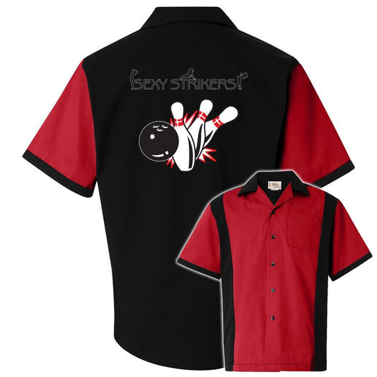 Sexy Strikers Classic Retro Bowling Shirt - Retro Two - Includes Embroidered Name