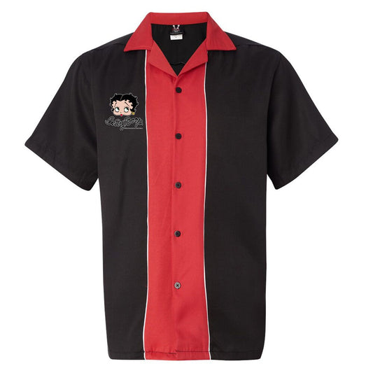Betty Boop Face Classic Retro Bowling Shirt - Swing Master 2.0 - Includes Embroidered Name