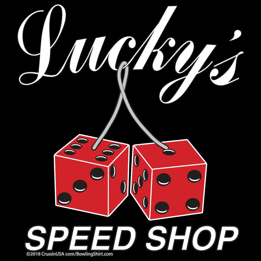 Lucky's Speed Shop Classic Retro Bowling Shirt - Swing Master 2.0 - Includes Embroidered Name