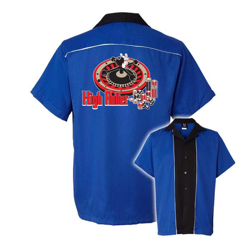 High Roller Classic Retro Bowling Shirt - Swing Master 2.0 - Includes Embroidered Name