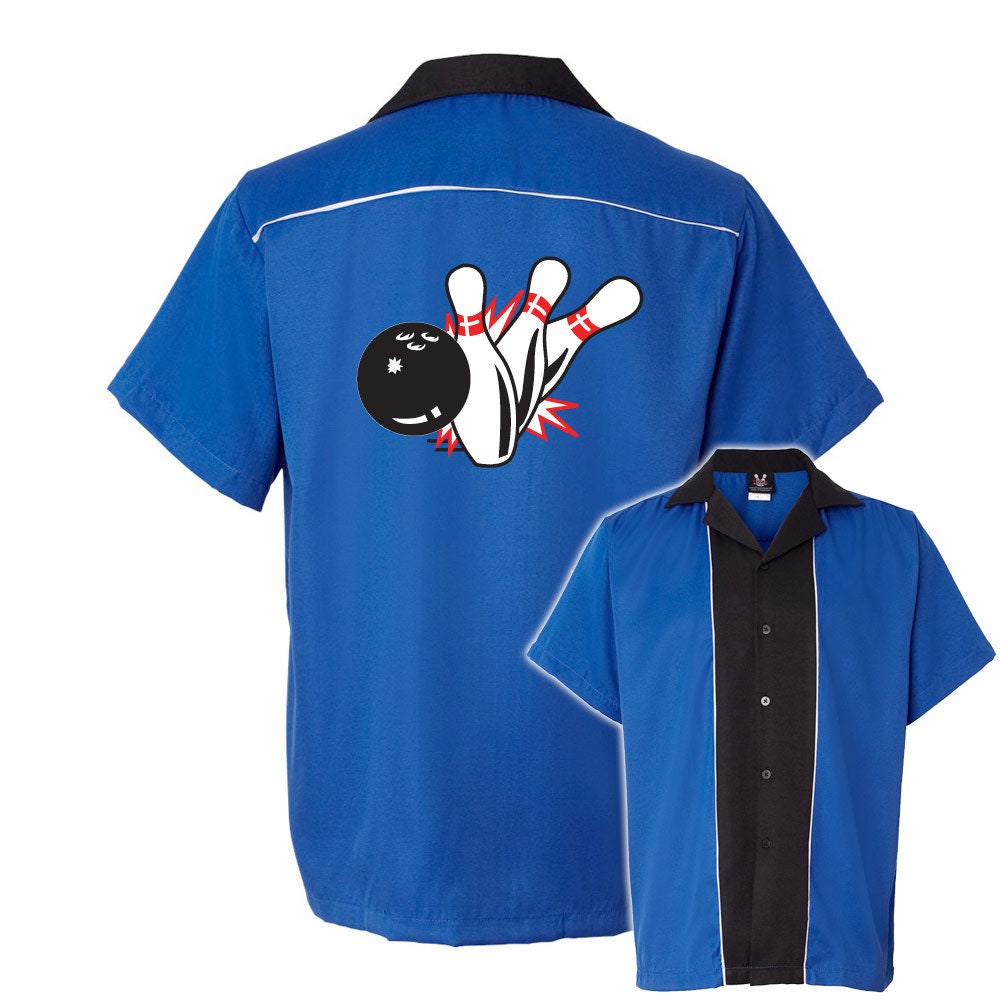 Pin Splash B Classic Retro Bowling Shirt - Swing Master 2.0 - Includes Embroidered Name #125