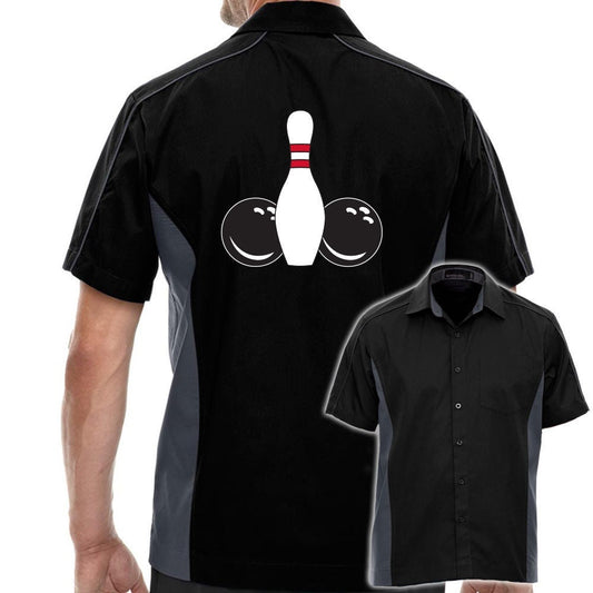 Pin Splash P Classic Retro Bowling Shirt - The Muckler - Includes Embroidered Name