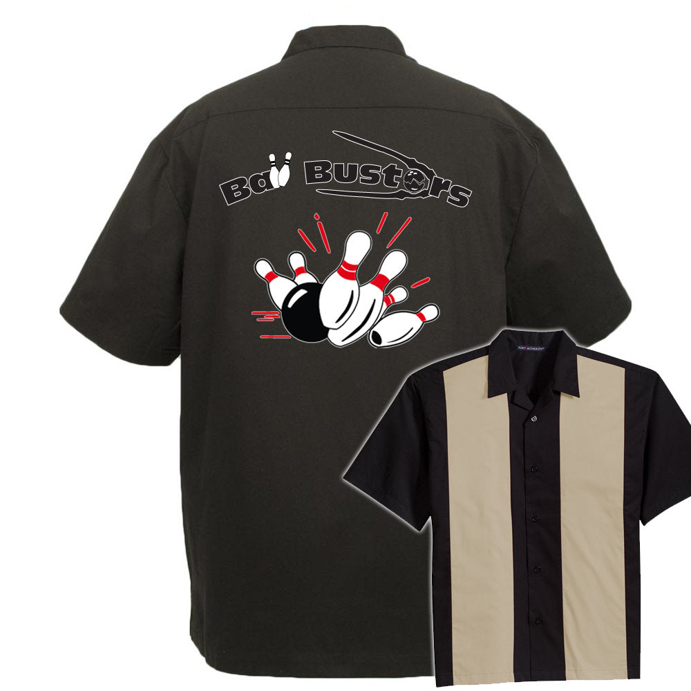 Ball Busters Classic Retro Bowling Shirt - The Player - Includes Embroidered Name