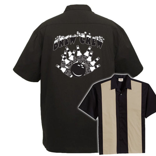 Brew Crew Classic Retro Bowling Shirt - The Player - Includes Embroidered Name #122/188