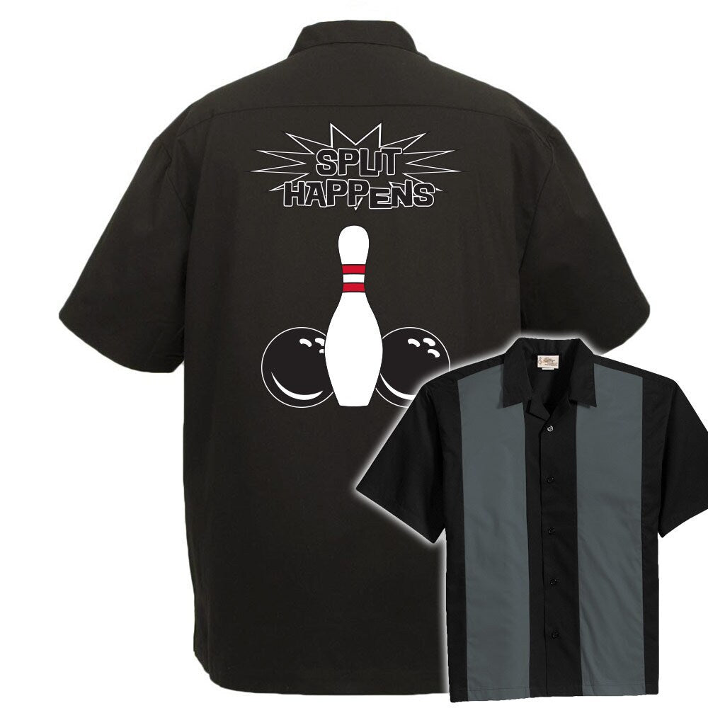 Split Happens Classic Retro Bowling Shirt - The Player - Includes Embroidered Name