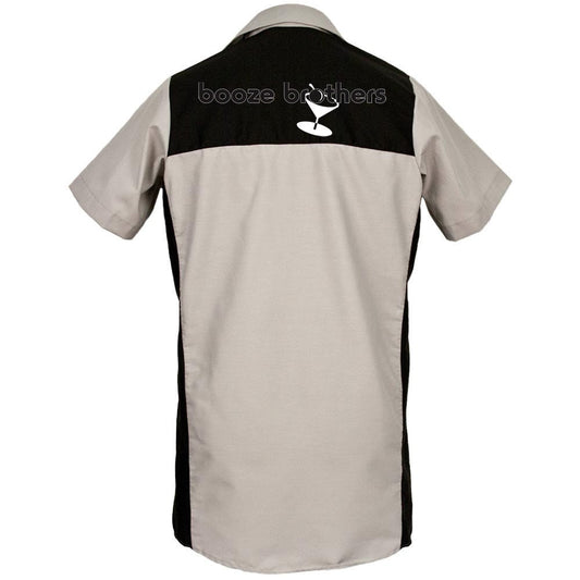 Booze Brothers - Classic Retro Bowling Shirt - The Garren (CLOSEOUT) - Includes Embroidered Name -