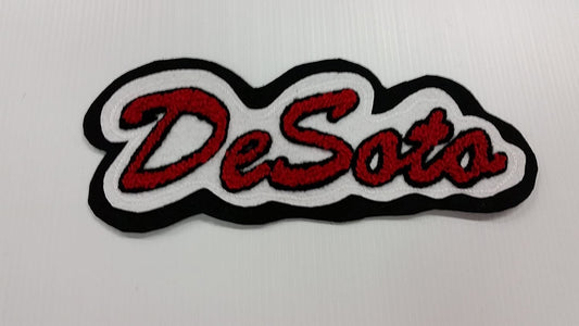 DeSoto - Hand Sewn Chenille Patch